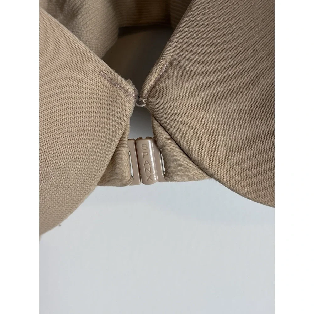 Spanx Bra-lelujah Front-close Full Coverage T-shirt Bra Beige Size 32A Underwire